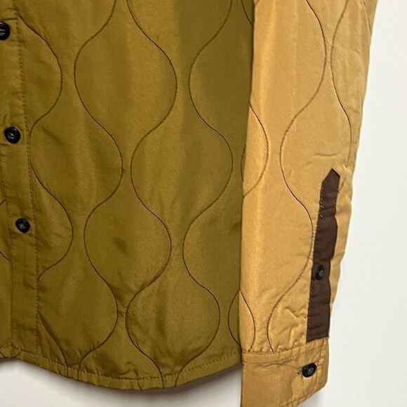 NWOT Reason Quited Button Front Shirt Jacket Shacket Mens Sz M - Picture 3 of 5